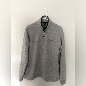 Eddie Bauer Gray pull over jacket. (M)